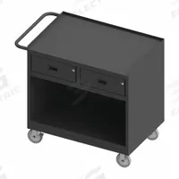 WESTWARD General Purpose Steel Mobile Workstation: 42 1/8 in x 24 1/4 in, Steel, Gray, Steel (MPN 3117-95W). Key specifications — Included Components: Handle on Side; Assembly: Fully Assembled; Brand: WESTWARD.