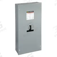 SQUARE D Circuit Breaker Enclosure: 3 Spaces, 250 A Amps, Surface Mounting, Indoor (MPN J250S). Key specifications — attr196434: Square D H and J-Frame Circuit Breakers; attr196428: Surface; attr196429: Indoor; attr211159: SQUARE D.