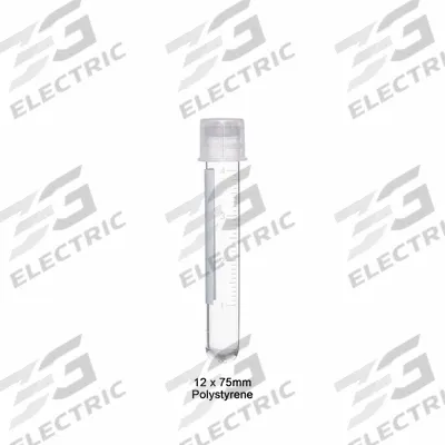 APPROVED VENDOR Culture Tube: Culture Tube, Polystyrene, 5 mL Capacity - mL, Round, Colorless - Plastic Culture Tubes