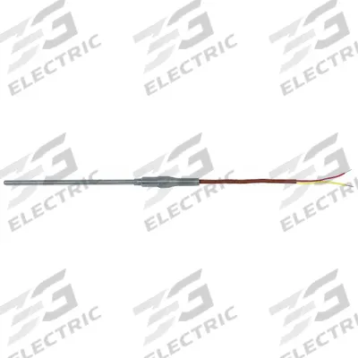 TEMPCO Thermocouple Probe: 32°F to 2,300°F /0°C to 1,260°C, Type K, Rounded Tip - Thermocouples for Gas Applications