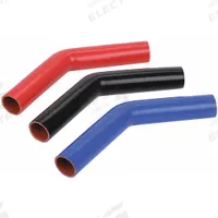FLEXTECH Elbow Hose: 1 3/16 in Hose Inside Dia., 20 in Hose Lg, Blue, Silicone, Silicone (MPN 45-175 X 10). Key specifications — Hose Cover Material: Silicone; Hose Color: Blue; Temp. Range: -65° to 350°F; Hose Tube Material: Silicone; Brand: FLEXTECH.