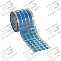 CAPLUGS Film Tape: 7/8 in Wd, 72 yd Lg, Disc, 3/8 in Dia, 2 mil Thick, Polyester Film, 2,000 PK (MPN SH-46982). Key specifications — Series: PB SH.