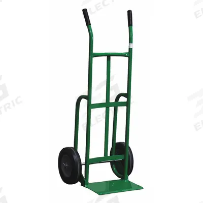 SAFTCART General Purpose Hand Truck: 400 lb, Dual-Handle Handle, Green, Steel - General Purpose Hand Trucks