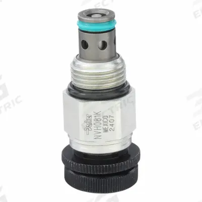 Parker Cartridge Valve: Steel, Block-Mounted, Two Positions, Normally Closed - Flow Control Cartridge Valves