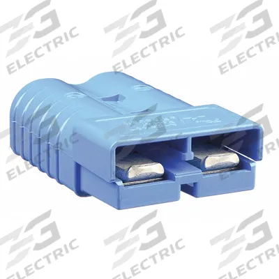 ANDERSON POWER PRODUCTS Power Connector: Two Pole, Blue, 2/0 ga, 10,000 - Plug-In Connectors