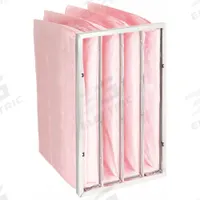GRAINGER Pocket Air Filter: 24 in x 12 in x 15 in, MERV 13, Pink, Synthetic, 4 Pockets (MPN 2JVE1). Key specifications — Display Sell UOM: EA; Brand: GRAINGER; Media Material: Synthetic; Performance Rating: MERV 13.