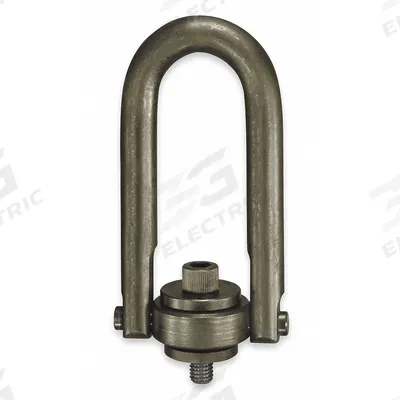 ADB HOIST RINGS Hoist Ring: Pivot/Swivel, Black Oxide-Coated Steel, 1/2"-13 - Pivot & Rotate Hoist Rings