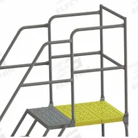 TRI-ARC Ladder Platform: For Rolling Ladders, Steel (MPN UG30DTK). Key specifications — attr1050105: TRI-ARC; attr1050106: Gray; attr1050119: Handrails Included.