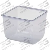 SAN JAMAR Condiment Tray Insert: 4 pt Capacity, 4 1/2 in Overall Ht, 5 1/2 in Overall Wd, Blue (MPN BD104). Key specifications — Material: High-Impact Plastic; Brand: SAN JAMAR; NSF Certified: Yes.