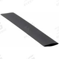 IDEAL Heat Shrink Tubing: 1.04 in I.D. Before Shrinking, 0.5 in I.D. After Shrinking, 6 in Lg, 5 PK (MPN 46-328). Key specifications — Color: Black; Brand: IDEAL.