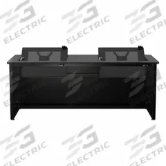 VERSADESK Computer Desk: Metal, Black Matrix, 0 Drawers, 72 in Overall Wd, 29 in Overall Ht (MPN RSD7230-BB). Key specifications — Desktop Material: Metal; Includes Modesty Panel: Yes; Kit Product Type: Computer Desk; Desktop Color: Black Matrix; Brand: VERSADESK; Frame Color: Black; Frame Material: Steel; Product Type: Computer Desk.