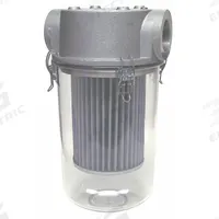 SOLBERG T-Style Inlet Vacuum Filter: 5 micron Rating, 99% Efficiency, 9 in Outside Dia, Carbon Steel (MPN ST-851/1-250C). Key specifications — attr101190: ST-851/1-250C; attr101197: 2EPR1; attr101198: VFD8; attr101207: Carbon Steel; attr101193: SOLBERG.