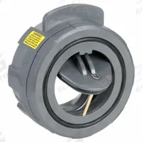 HAYWARD Wafer Check Valve: Swing, Inline Valve Body, 2 1/2 in Pipe Size, Wafer, PVC, For Water Media (MPN WCV1250ES). Key specifications — Brand: HAYWARD; Disc Material: PVC.