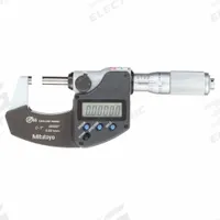 MITUTOYO IP65 Digital Outside Micrometer: 0 in to 1 in /50.8 mm to 76.2 mm, Inch/Metric, IP65 (MPN 293-348-32CAL). Key specifications — attr1182744: 0.00005 in/0.001 mm; attr1182776: IP65; attr1182741: MITUTOYO; attr1182743: +/- 0.00005 in; attr1182759: Yes.