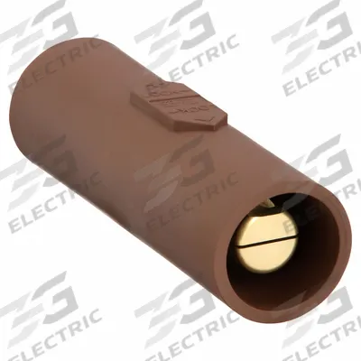 HUBBELL Gender Reversing Connector: Male-Male, Brown, 600V AC/600V DC, 400 A - Female-to-Male Reversing Adapters
