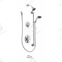 MOEN All Metal Trim Kit: Commercial Posi-Temp T8343, 1.5 gpm Fixed Showerhead Flow Rate, Chrome (MPN T8343EP15). Key specifications — Series: Commercial Posi-Temp T8343; Showerhead Spray Patterns: Single.