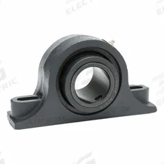 MOLINE BEARING Pillow Block Bearing: 1 11/16 in Bore, Spherical E Roller Bearing, Cast Iron, 2 Holes (MPN 29221111). Key specifications — Maximum Speed: 2,650 RPM; Mounting Bolt Size: 1/2 in; Brand: MOLINE BEARING.
