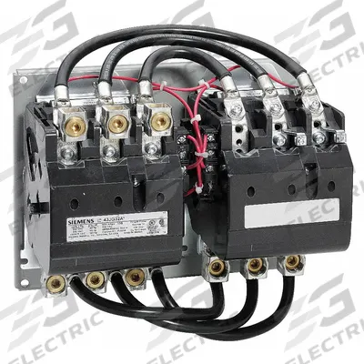 Siemens Magnetic Contactor: Reversing, 3 Poles, NEMA Size 4, 135 A - Reversing NEMA Contactors