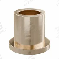 Flanged Sleeve Bearing: Bronze, SAE 841, 12 mm Bore, 17 mm OD, 20 mm Lg, -35°F to 300°F, 10 PK (MPN FFM1217-20B). Key specifications — System of Measurement: Metric; Material Grade: SAE 841; Flange Type: Flanged; Brand: OILITE.