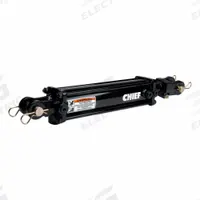 CHIEF Hydraulic Cylinder: 4 in Bore Dia., 12 in Stroke Lg, #8 SAE Port Size, 1 3/8 in Rod Dia. (MPN 216048). Key specifications — attr98892: CHIEF; attr95592: Double Acting; attr1382128: #8 SAE.