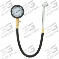 WESTWARD Dual Foot Tire Gauge: Tire Pressure Gauge, Analog, 1 psi Pressure Increments (MPN 2HKX2). Key specifications — Product Type: Tire Pressure Gauge; Gauge Type: Analog; Material: Rubber; Brand: WESTWARD.