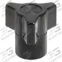 DAVIES Hand Knob: 3 Point, Thermoset, #10-24 Thread, 1.13 in Dia, Black (MPN 3025AZ). Key specifications — attr1038303: DAVIES.