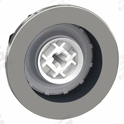 SCHNEIDER Mushroom Head Push Button: 30 mm Mounting Size, Metallic - Mushroom-Head Push-Button Operators