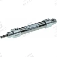 SMC Round Body Cylinder: 7/16 in Bore, 1 in Stroke, Non-Repairable, Stainless Steel, Pivot Mounting (MPN NCMC044-0100C). Key specifications — attr1122958: Rotating Rod; attr942235: Stainless Steel; attr942202: SMC; attr942227: Pivot; attr942243: NCM.