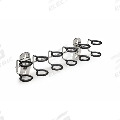 TRITON PRODUCTS Pegboard Hook: 1 5/8 in x 9 in x 2 1/4 in, 1 Hooks, 1 7/8 in Hook Dp - Ring Toolholders for Square-Hole Pegboard