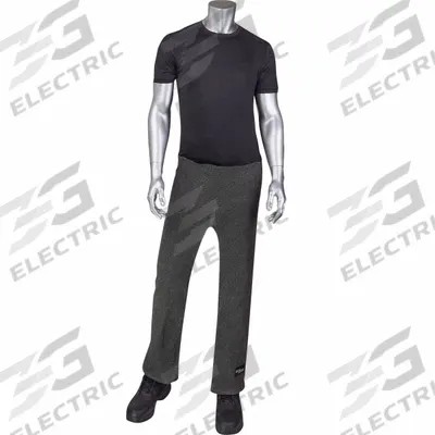 KUT GARD Cut Resistant Chaps: ANSI/ISEA Cut Level A9, ATA Fiber, Gray - Cut-Resistant Chaps