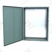HAMMOND Electrical Enclosure: Steel, 48 in x 36 in x 16 in, NEMA 12/13/3R/4, w/Panel, Solid Cover (MPN 1418N4S16). Key specifications — Closure Method: Clamps; Brand: HAMMOND; Knockouts: Not Included.