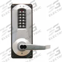 KABA E-PLEX Electronic Keyless Lock: Keypad, ADA Compliant, Chrome (MPN E5086BWL-626-41). Key specifications — Product Type: Electronic Keyless Lock; Manufacturer Part Number: E5086BWL-626-41; Access Method: Keypad; Key Override Options: Large Format Removable Cores; Small Format Interchangeable Core.