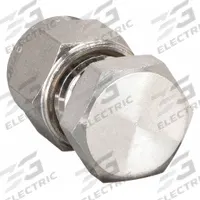 HAM-LET Compression Fitting Cap: 6 mm OD Fitting Size, Compression, Stainless Steel (MPN 7108L-SS-6MM). Key specifications — Series: LETLOK; Compatible Fitting Brands: Let-Lok; Brand: HAM-LET.