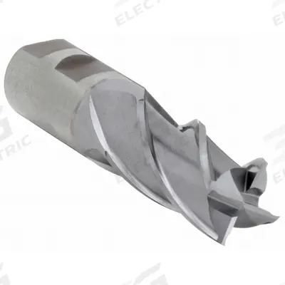 CLEVELAND Square End Mill: High Speed Steel, TiCN Coated, 4 Flute, 13/16" Mill Dia - General Purpose High-Speed Steel Square End Mills