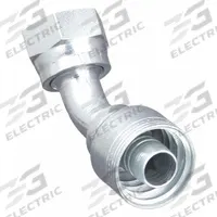WEATHERHEAD Hydraulic Crimp Fitting: Steel x Steel, 45° Elbow, -12 For Hose Dash Size, ORS x Crimp (MPN 12Z-L72). Key specifications — Fitting Gender: Female x Genderless; Fitting Connection Type: ORS x Crimp; For Hose Dash Size: -12; Thread Size: 1-3/16"-12; Brand: WEATHERHEAD.