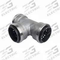 APPROVED VENDOR Push-Fit Tee Fitting: 2 in OD x 2 in OD x 2 in OD Size, Stainless Steel, Coupling (MPN SS874R). Key specifications — Brand: APPROVED VENDOR.