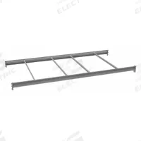 TENNSCO Bulk Storage Deck Level: 96 in x 48 in x 3 5/8 in, 14 ga Beams, 2,150 lb Load Capacity (MPN BPB-96-48). Key specifications — Frame Finish: Epoxy Coated; Frame Material: Steel; Color: Industrial Gray; Includes: (2) 96 in Beams; Brand: TENNSCO.