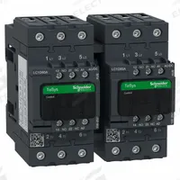 SCHNEIDER ELECTRIC IEC Contactor: Reversing, 3 Poles, 3NO Contacts, 66 A, 120V AC/240V AC Coil (MPN LC2D80AKUE). Key specifications — Brand: SCHNEIDER; Integrated Surge Suppression: Yes.