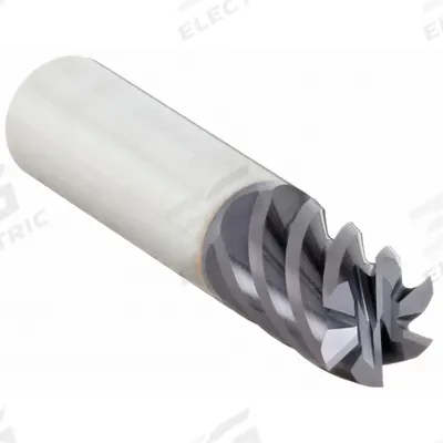 WIDIA HANITA Square End Mill: Carbide, TiAlN Coated, 6 Flute, 1/2" Mill Dia, 5/8" LOC - Carbide Square End Mills for Steel & Cast Iron