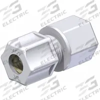 JACO Female Compression Connector: 1/4 in OD x 1/4 in Pipe Size, Compression x FNPT, 5 PK (MPN 25-4-4-P-PG). Key specifications — Standards: NSF 14 Listed; Brand: JACO.