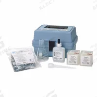 HACH Water Quality Test Kit: Chlorine Bleach/Hypochlorite, 50 to 150 g/L Cl₂ (5 to 15%) Range (MPN 2687200). Key specifications — Includes: Carrying Case; Range: 50 to 150 g/L Cl₂ (5 to 15%); Sensitivity: 150 g/L; Test Parameters: Chlorine Bleach.