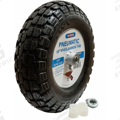 HI-RUN Tires and Wheels: 13 in dia Tire Size, Mfr Part # WB1006, Wheelbarrow Tire - Wheelbarrow Tires