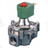 REDHAT Solenoid Valve: 2-Way, Normally Closed, 1/2 in Pipe Size, 110V AC/120V AC, High Flow (MPN 8215G020B). Key specifications — Brand: REDHAT; Pipe Size: 1/2 in; Voltage: 110V AC.