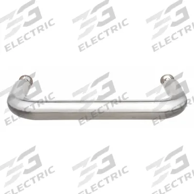 MONROE PMP Pull Handle: Threaded Holes, Stainless Steel, Silver, 1/4"-20 Screw Size - Standard Pull Handles