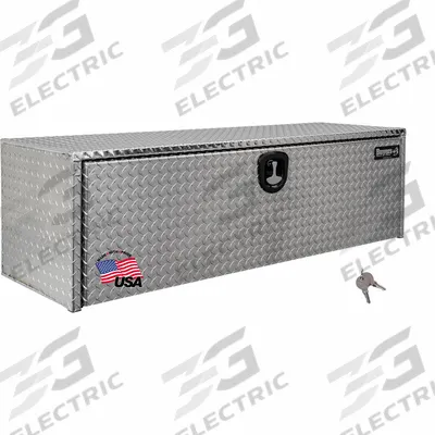 BUYERS PRODUCTS Underbody: Underbody Truck Box, Single Drop-Down Door Door, 18 in Overall Dp - Single Drop-Down Door Boxes