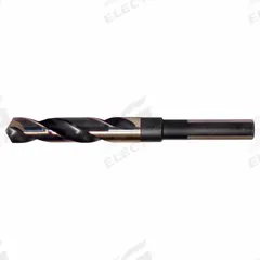 CLE-LINE Silver and Deming Drill: 1-23/64", 118° Split Point, Black & Gold HSS, 3-Flats Shank (MPN C27618). Key specifications — attr1235078: 1.3594.