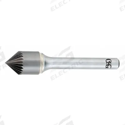 OSG Countersink: 60°, 18 Flute, 1/4 in Body Dia - Multi-Flute Countersinks