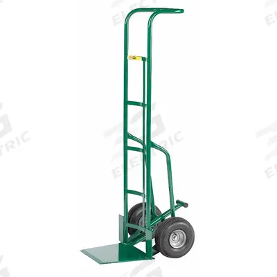 APPROVED VENDOR General Purpose Hand Truck: 800 lb, Flow-Back Handle, Green, Steel - Easy-Load & Tilt Hand Trucks