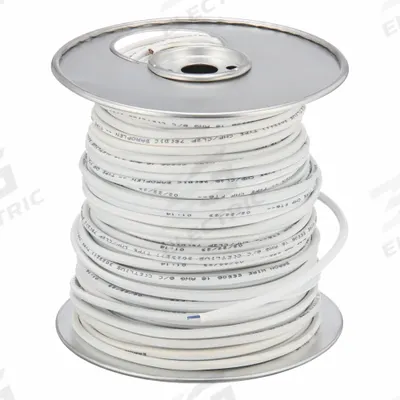 SOUTHWIRE Thermostat Wire: 18 AWG Conductor Size, 6 Conductors, 250 ft Overall Lg - Plenum-Rated Thermostat Wires