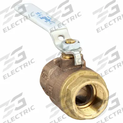 APOLLO Manual Two-Way Ball Valve: 1 in Size, Brass/Bronze, Straight, FNPT x FNPT - Bronze Ball Valves